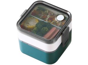 9405869719192 - Woosien - Mikrowellenbeheizte Lunchbox Büroangestellter Student separate tragbare Lunchbox