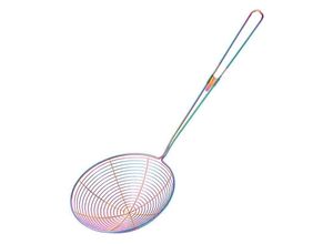 9405869722253 - Woosien - 135 cm Küchensieb Edelstahl Skimmer Dicke Linien Mesh Sieb Lebensmittel Öl Braten bbq Cooki