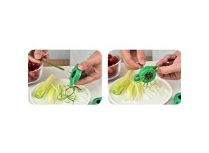 9405869722550 - Woosien - Stück Green Easy Slicer Shredder Cut Green Wire Drawing Kitchen Superfine Gemüseshredder