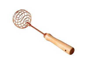 9405869724615 - Woosien - Gold Eiermixer Schneebesen Buche Holz Griff Edelstahl Spirale Manuelle Schneebesen Küche Zubehör Coo