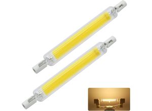 9411682554094 - R7S LED-Glühbirne 118 mm 10 W AC220 V 230 V nicht dimmbare lineare Glühbirne doppelseitiger Reflektor energieeffiziente COB-R7S-Glühbirnen