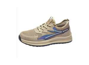 9411682558252 - Ugreat - Sommer atmungsaktive Arbeitsversicherungsschuhe rutschfeste Arbeitsschuhe mit weicher Sohle leichte und bequeme Herren-Arbeitsschuhe