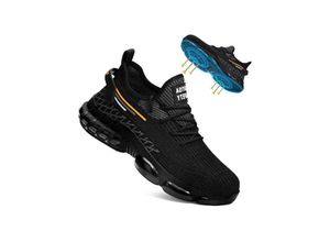 9411682558610 - Ugreat - Herren Stahlkappenschuhe rutschfeste Arbeitsschuhe Luftkissen-Konstruktionsschuhe Industrieschuhe leichte Stahlkappenschuhe für Herren