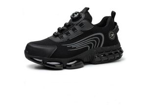 9411682559112 - Ugreat - Arbeitssicherheitsschuhe – Drehknopf-Design Anti-Smash- und Anti-Pannen-Konstruktion leichte atmungsaktive Turnschuhe Stiefel für Männer