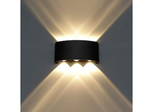 9411682603242 - Ugreat - Moderne LED-Wandleuchte Up-Down-Wandleuchte wasserdicht Aluminium LED-Wandfluter für Innen- und Außenbereich für Badezimmer Veranda