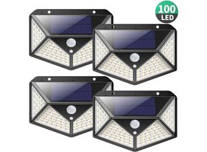 9411682603396 - Ugreat - Solarlampe für den Außenbereich 100 LEDs 2200 mA Solarbeleuchtung für den Außenbereich Bewegungsmelder leistungsstarker kabelloser