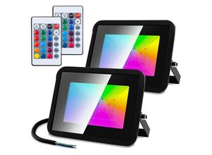 9412302639870 - Swanew - 2X30W rgb led Strahler mit Fernbedienung rgb Strahler Außenstrahler Flutlichtstrahler 9412302639870 - Swanew - 2X30W rgb led Strahler mit Fernbedienung rgb Strahler Außenstrahler Flutlichtstrahler