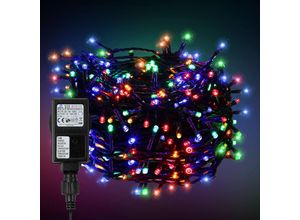 9412302776742 - 20M 200 led Lichterkette 8 Lichtmodi Wasserdicht Party Garten Beleuchtung Innen Außen Weihnachten Hochzeit Deko bunt - Hengda