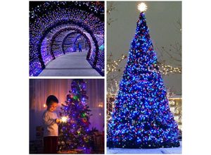 9412302777619 - TolleTour 20M 200 LED Lichterkette 8 Lichtmodi Wasserdicht Party Garten Beleuchtung Innen Außen Weihnachten Hochzeit Deko bunt