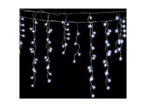 9412302777732 - TolleTour 15M LED Eisregen Lichterkette Außen Innen Kaltweiß Lichtervorhang 600 LEDs Eiszapfen Weihnachtsbeleuchtung 8 Modi Weihnachtsdeko Party