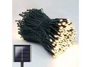 9412349243955 - Solar-Lichterkette für den Außenbereich 22 m 200 LEDs wasserdicht für den Außenbereich Solar-Lichterkette 8 Beleuchtungsmodi dekorative Lampen