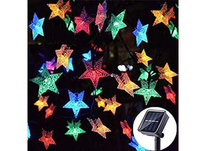 9412349243993 - Solar-Lichterkette für den Außenbereich 30 LEDs Stern-Solar-Lichterkette 8 Modi wasserdichte Außendekoration für Garten Terrasse Party