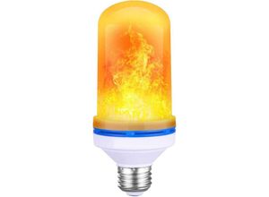 9412349244587 - Flammenbirne E27 5W LED-Glühbirne mit Flammeneffekt 4 Beleuchtungsflammenfarben Flammenglühbirne mit Schwerkraftsensor für