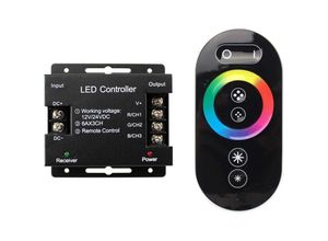 9412349244815 - Aougo - rgb led Touch Dimmer 12V-24V Dimmerschalter für LED-Streifenlichter