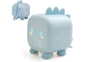 9412349251660 - Wecker Kinder Mädchen Jungen LED Digital Wecker Lampe Dinosaurier Digital Wecker 2 Alarme Einstellbare Lautstärke Timer Nachtlicht Schlummerwecker