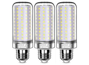 9412349254135 - Aougo - 26-W-LED-Leuchtmittel 200-W-äquivalente Glühlampe 3000 lm 6000 k Kaltweiß E27-Edison-Schraubbirnen 3 Stück [Energieklasse e]