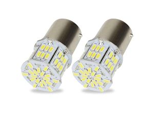 9412349276397 - 2 Stücke Lampen 1156 BA15S P21W LED Lampe 3014 54SMD Super Helles Weiß für Auto Auto Rücklicht Blinker Lampe Rückfahrscheinwerfer 12 V 6500 Karat