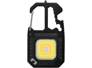 9412349283210 - Mini-COB-Taschenlampe Schlüsselanhänger-Licht 7 Modi 500 Lumen multifunktionale tragbare wiederaufladbare Notfalllampe