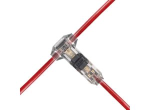 9412349302508 - Aougo - 12 Stück 1-poliger T-Stecker für 20 22 awg Elektrokabel Schnellspleiß-Kabelstecker für Auto Licht Audio