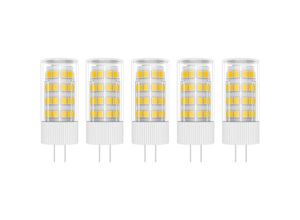 9412349303390 - 5X G4 LED-Lampe 5 W Glühbirne 51 SMD 2835 LEDs warmweiß 3000 K LED-Leuchtmittel 400 lm entspricht 50 W Halogenlampe AC 220 V [Energieklasse