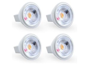 9412349304045 - Memkey - w MR11 GU4 LED-Glühbirne Kaltweiß 6000 k ac dc 12 v entspricht 35 w Halogenbirne perfekt für Zuhause Büro Geschäft Supermarkt