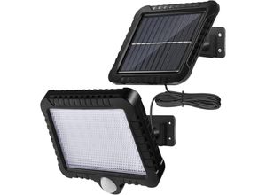 9412349304762 - Solarleuchte für den Außenbereich mit Bewegungsmelder IP65 wasserdicht LED-Flutlicht mit 5 m Kabel LED-Solar-Flutlicht 120° Beleuchtungswinkel