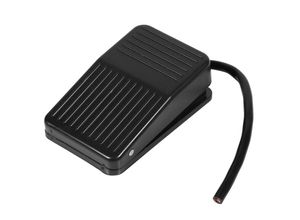9412349317595 - Aougo - Controller-Fußpedalschalter 220 v 10 a elektrischer Strom Kunststoff-Fußpedalschalter Ein- Aus-Steuerung mit 10 cm Kabel