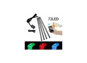 9420541006612 - Eting - 4x18 Auto led Innenlichtleiste led rgb Innenbeleuchtung Stimmungslicht mit usb Anschluss