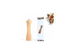 9420541031157 - Eting - spice mill wooden salt and pepper mill wooden pepper mill salt mill pepper mill with ceramic core manual adjustable (22 cm)