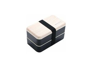 9420541031430 - Eting - Lunch Box Lunch Box with 2 Layer Cutlery Japanese Bento for Child or Adult for School or Work (Black)