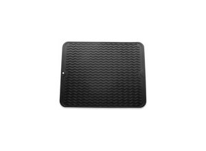 9420541031621 - Eting - Environmentally Friendly Silicone Drip Mat Heat Resistant Large Silicone Sink Mat for Cutlery and Dishes Storage Black 40 x 30cm