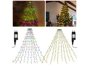 9441000374172 - Led Lichterkette Weihnachtsbaum Christbaumbeleuchtung 280 LEDs 28m Außen Lichterkette Baummantel Warmweiß