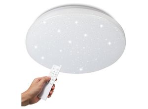 9441000412881 - Swanew - 24W led Deckenleuchte Fernbedienung Badlampe Tageslicht Beleuchtung Dimmbar - Kaltweiß und Warmweiß