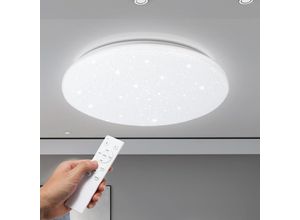 9441000412928 - Swanew - 24W led Deckenleuchte Flurleuchte Beleuchtung Innenlampe Fernbedienung Dimmbar - Kaltweiß und Warmweiß