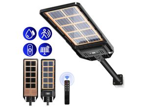 9441001434943 - 200W Straßenlaterne Solar led Garten mit Bewegungsmelder Straßenlampe Lichtsensor - Schwarz - Vingo