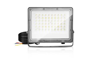 9441002002974 - 50W led Fluter Flutlicht led Strahler IP65 Wasserdicht Außenstrahler Outdoor-Sicherheitsleuchte für Garten Garage 6000K - Kaltweiß - Hengda