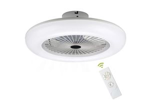 9441002103053 - Swanew - Deckenventilator mit Fernbedienung Timer Dimmbar dimmbar led Deckenleuchte fan light ceiling - Grau Weiß