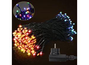 9441002116312 - Swanew - Lichterkette 20M 200 led Lichterkette led Lichtervorhang Wasserdicht Innen Außen Party Garten Deko 8 Lichtmodi Bunt