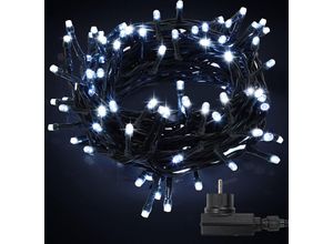 9441002116329 - Swanew - Lichterkette 20M 200 led Lichterkette led Lichtervorhang Wasserdicht Innen Außen Party Garten Deko 8 Lichtmodi Kaltweiß