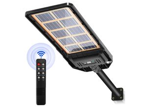 9441002456562 - 200W Straßenlaterne Solar led Garten mit Bewegungsmelder Straßenlampe Lichtsensor - Schwarz - Tolletour