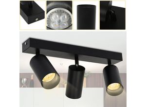 9442907570902 - TolleTour LED Spotleuchte Deckenstrahler LED wechselbar Warmweiß Doppelkopfstrahler Deckenleuchte schwenkbar Wandleuchte für Wohnzimmer Küche