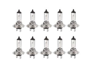 9452562113864 - Dolaso - 10 Stück LED-Halogenbirne 12 v H7 55 w langlebige warmweiße Glühbirne Fern- Abblendlicht für Auto