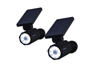 9454531406335 - Bionic Spotlight Deluxe LED-Solarleuchten solarbetriebener Strahler mit Bewegungssensor 25 Fuß wasserdicht frostbeständig für den Außenbereich