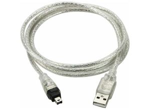 9454531409404 - Dolaso - iLink USB-Stecker auf FireWire ieee 1394 4-poliger Stecker-Adapterkabel für Sony DCR-TRV75E dv