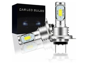 9454531411643 - Dolaso - H7-LED-Lampen für Nebelscheinwerfer Fernlicht Abblendlicht und lüfterlose Scheinwerfer 6000 k Kaltweiß CSP-Chips Play and Plug