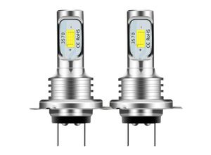 9454531413845 - Dolaso - H7-LED-Lampen für Nebelscheinwerfer Fernlicht Abblendlicht und lüfterlose Scheinwerfer 6000 k Kaltweiß CSP-Chips Play and Plug