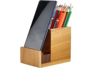 9454531432693 - Dolaso - Schreibtisch-Organizer einseitiger Handyhalter multifunktionaler Schreibtisch-Organizer mit Stifthalter für Stifte Scheren Handy