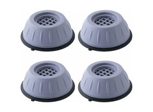 9459710105474 - Stück Anti-Vibrations-Waschmaschinen-Pads Anti-Vibrations-Matte Waschmaschine rutschfester Gummi-Stoß- und Geräuschunterdrückungsfuß rutschfest