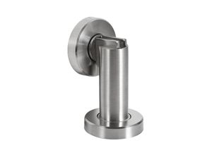 9459710139226 - Magnetischer Türstopper MS010 in Edelstahloptik – Türstopper mit Boden- und Wandbefestigungsmaterial – Magnetischer Türstopper – ø 5 cm Höhe 84 cm