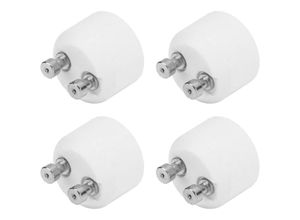 9459710139912 - Ccykxa - GU10 auf MR16 Lampenfassung 4 Stück GU10 auf MR16 Sockeladapter LED-Lichtkonverter-Adapter Lampenfassung für LED-Halogenlampe